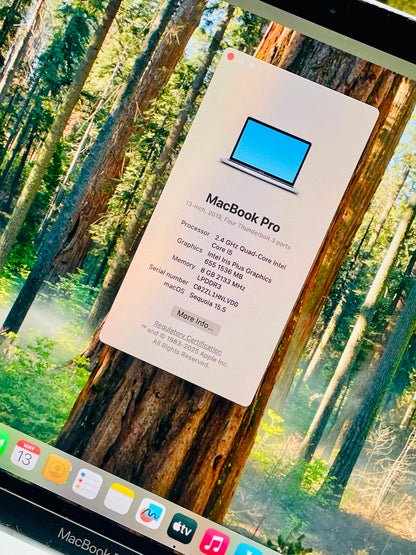 Macbook Pro 2019(13.3") i5 8/256 9/10 Condition.