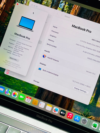 Macbook Pro 2019(13.3") i5 8/256 9/10 Condition.