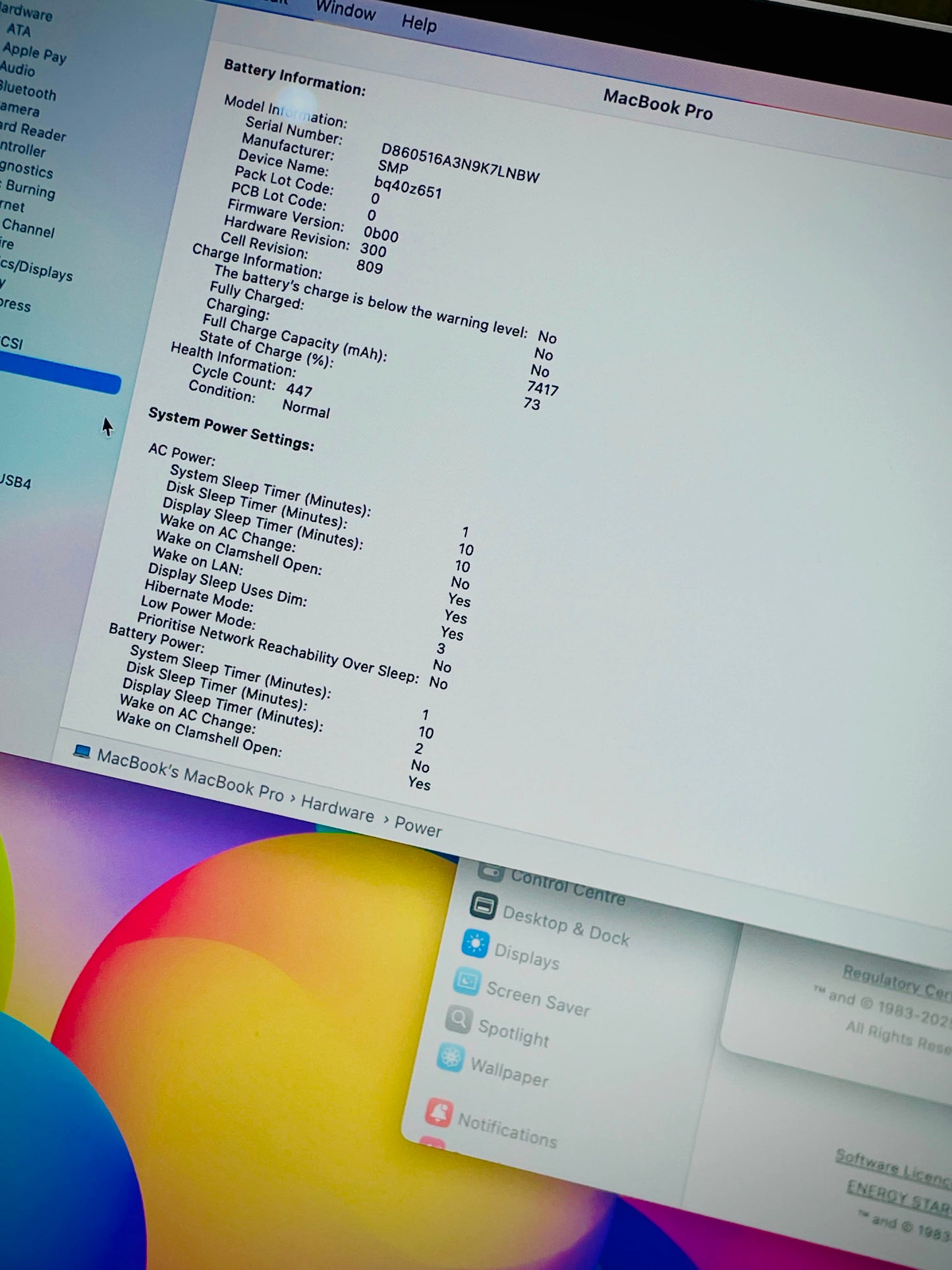 Apple MacBook Pro 16" (2019) – A2141 i7 16/512+4GB.