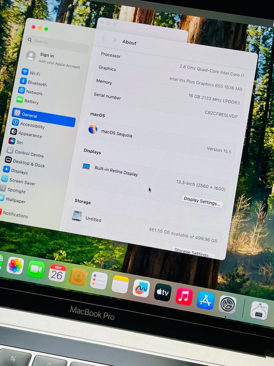 MacBook Pro 2019 (13.3") – Intel Core i7 | 16GB RAM | 512GB SSD.