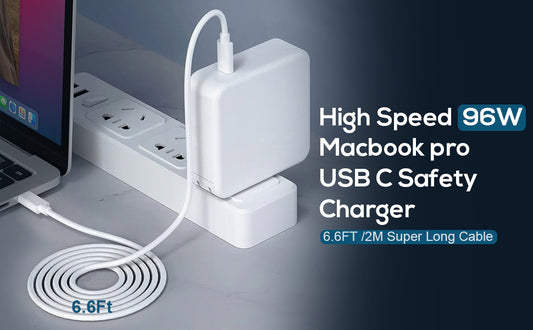 96W USB-C Fast Charger for MacBook Pro (13" / 15" / 16")