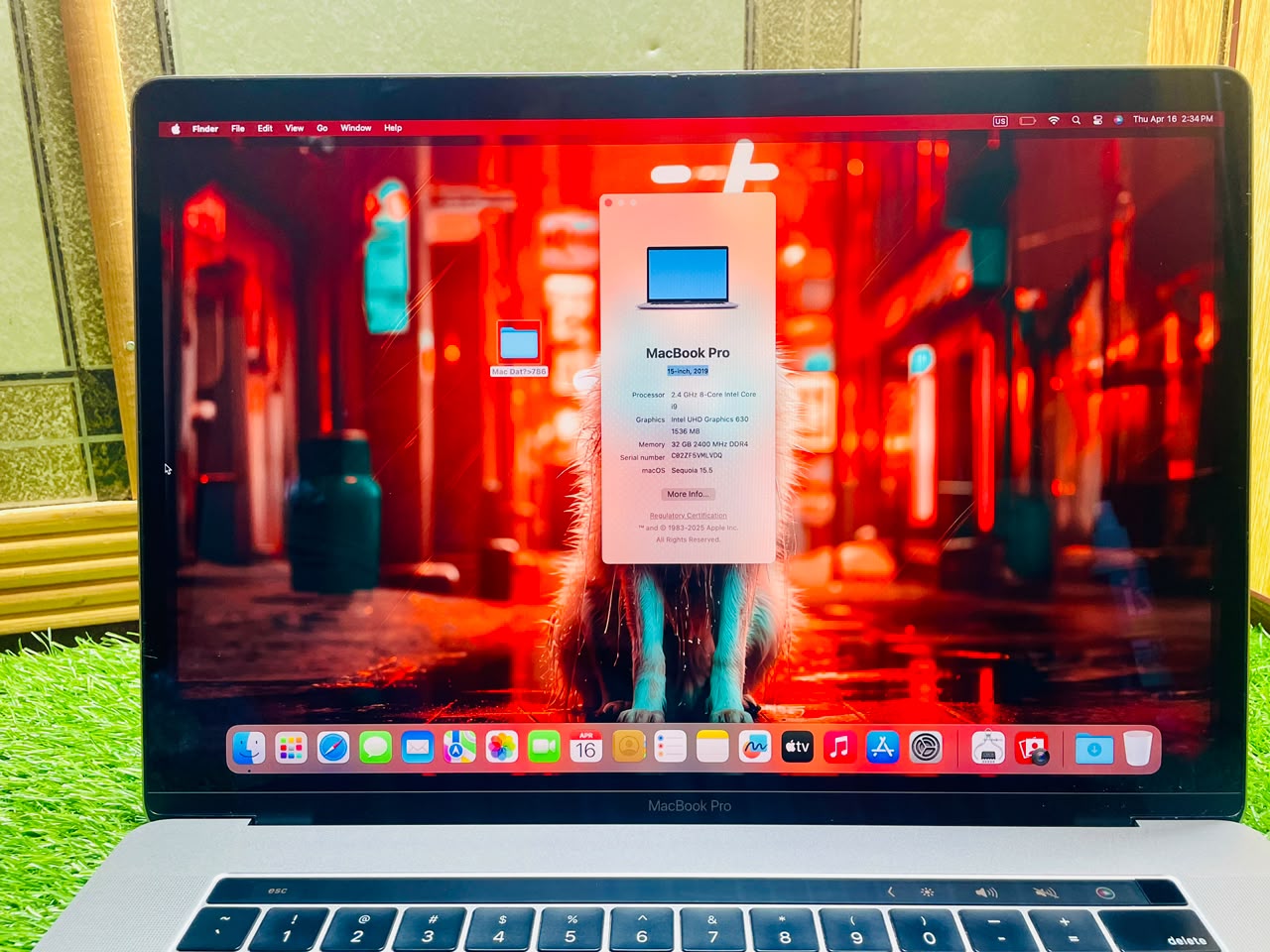 Apple MacBook Pro A1990 (2019, 15-inch) | i9 | 32GB | 512GB SSD | 4GB GPU