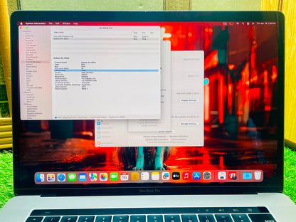Apple MacBook Pro A1990 (2019, 15-inch) | i9 | 32GB | 512GB SSD | 4GB GPU