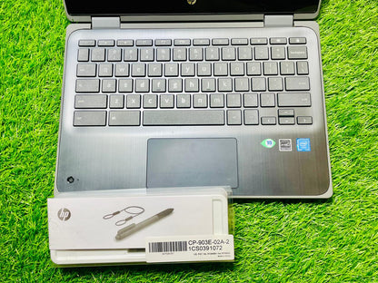 HP Chromebook x360 11 G3 EE 2-in-1 Touch Laptop – 4GB RAM 32GB | Convertible Chromebook for Students