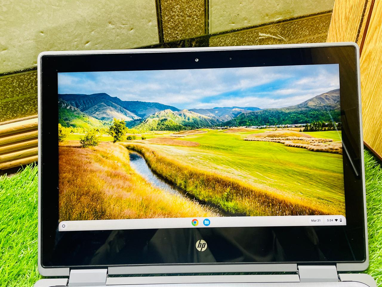HP Chromebook x360 11 G3 EE 2-in-1 Touch Laptop – 4GB RAM 32GB | Convertible Chromebook for Students