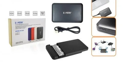 KESU K103 USB 3.0 Hub + SATA 2.5” Hard Drive Enclosure