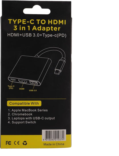 Type C Hub Thunderbold 3 In 1 (3.0)