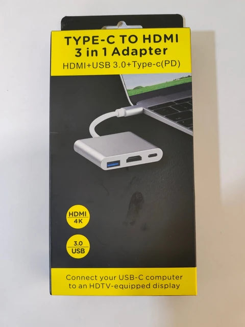 Type C Hub Thunderbold 3 In 1 (3.0)