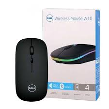 Dell W10 Mouse Wireless And Rechargable(Dual Mode).
