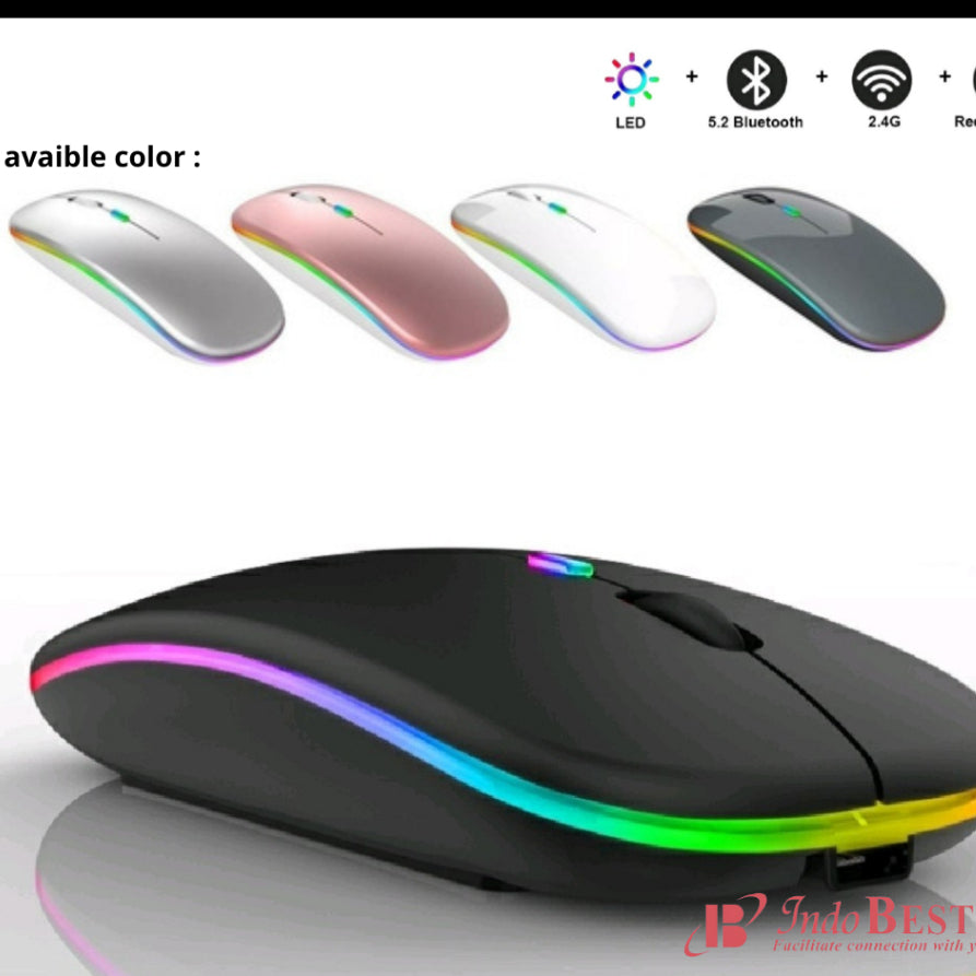 Dell W10 Mouse Wireless And Rechargable(Dual Mode).